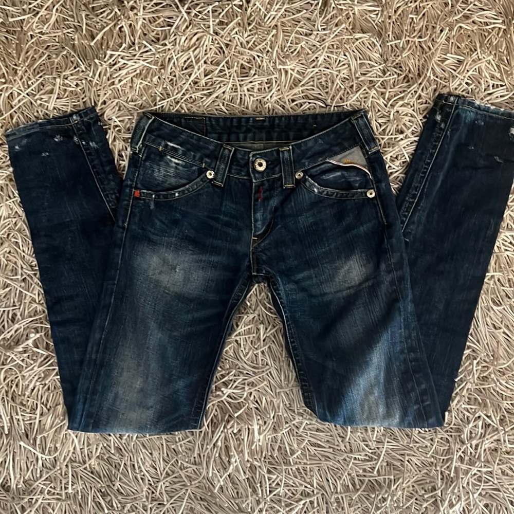 Replay Women's Straight Leg Jeans - Dark Blue Wash